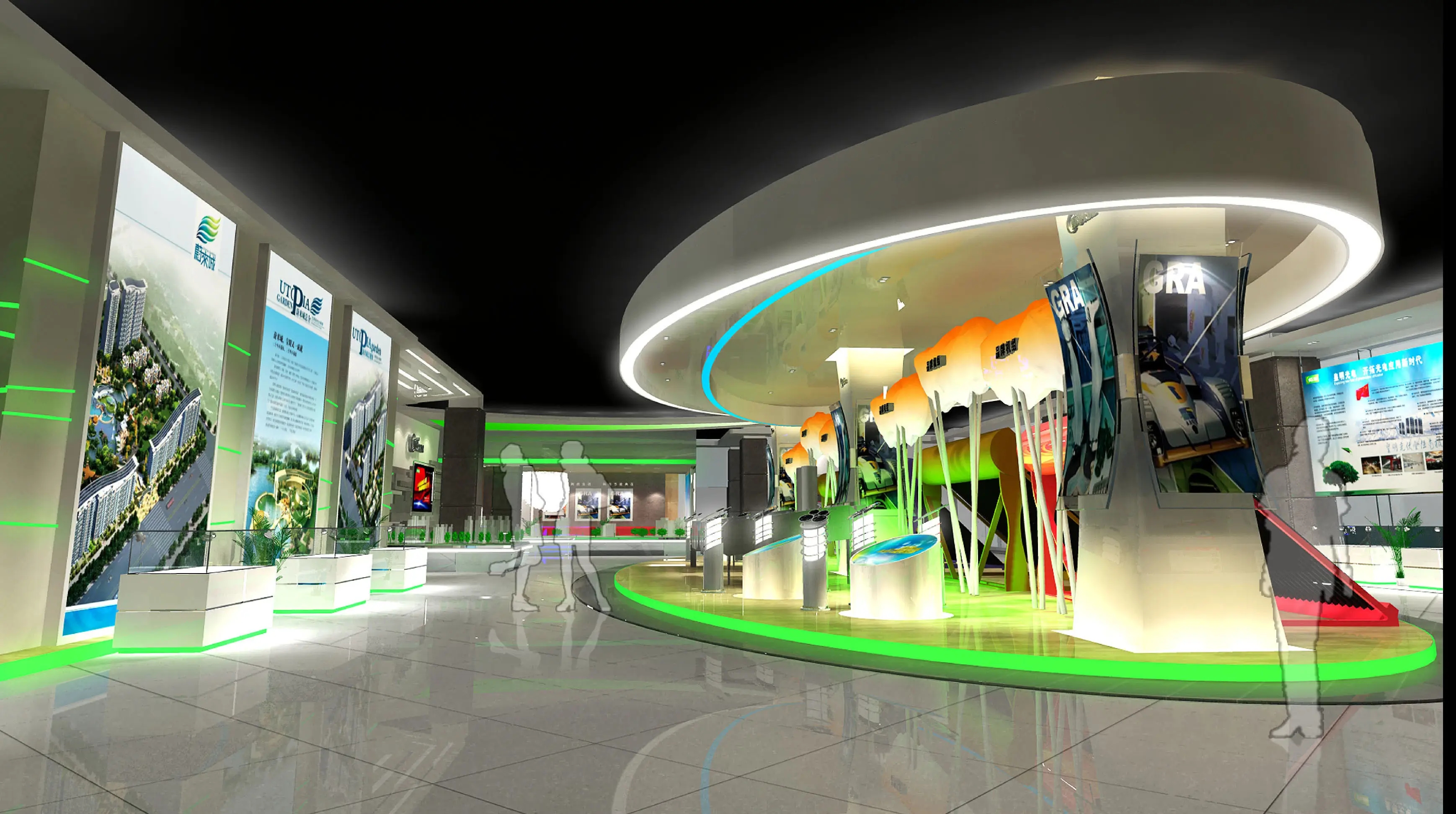 展廳設計 ，展廳 ，鑫時空